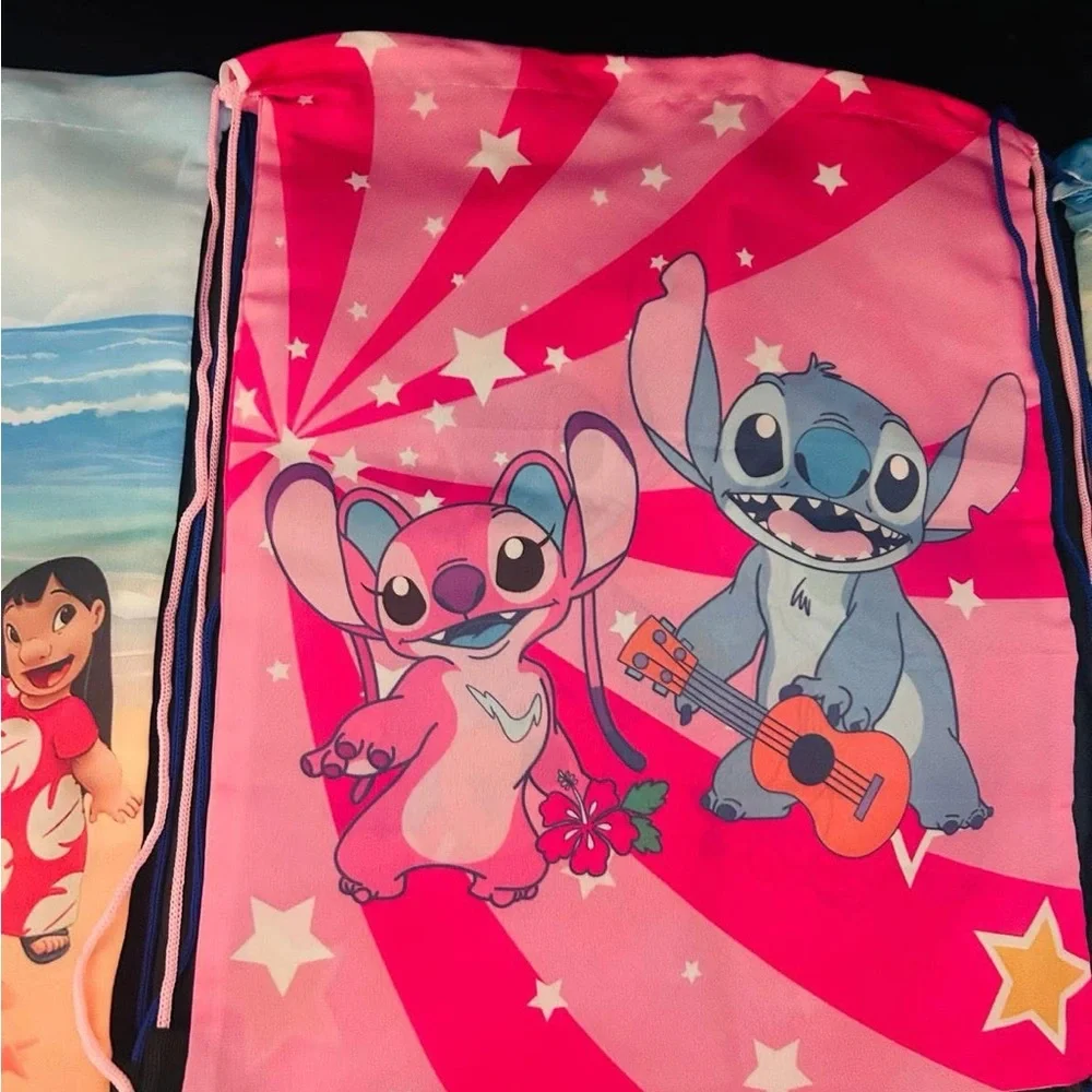 Colorful Kids Drawstring Bags